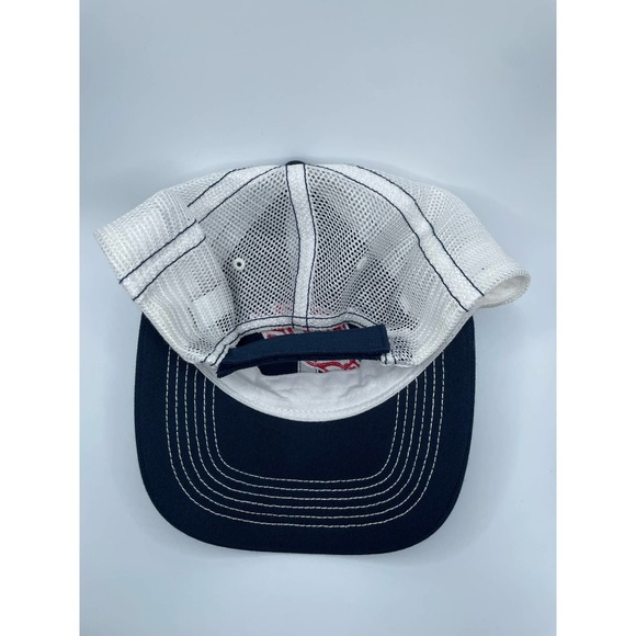 Grand Forks Hockey Cap Strapback Hat One Size Blue White Red - Picture 3 of 4